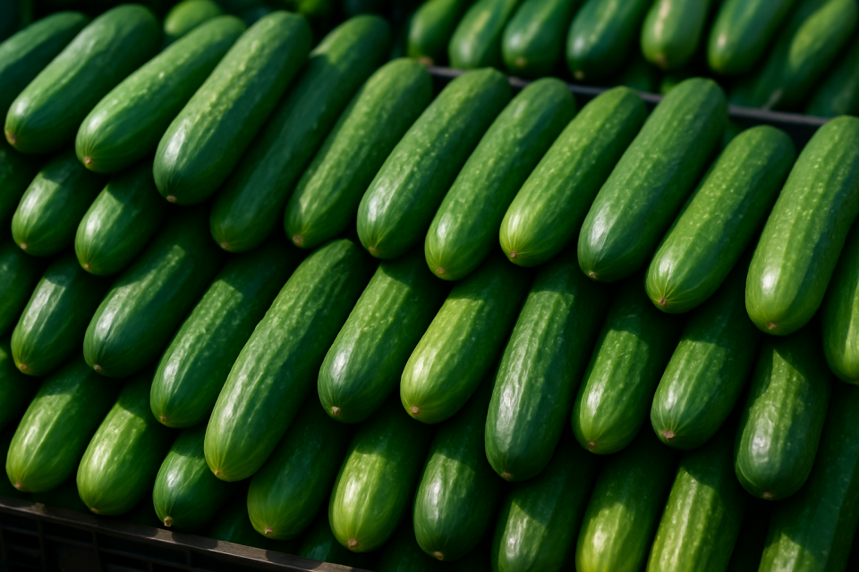 Рынок огурцов в Польше: значительный разрыв цен на разных типах продукции